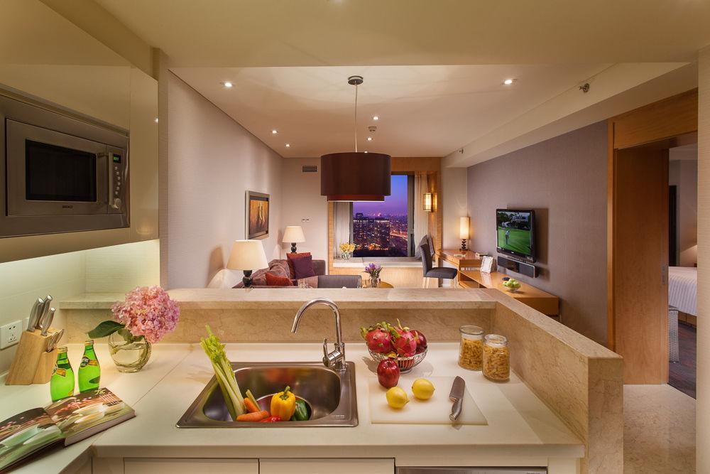Oakwood Residence Beijing Luaran gambar